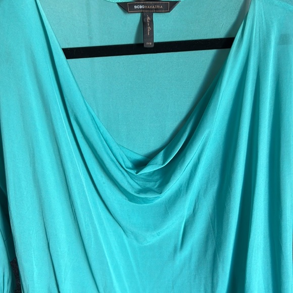 Vintage BCBG Maxazria from early 2000s stunning teal party dress! - Picture 6 of 9